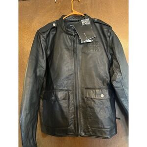 Harley Davidson Captains Modular Leather Jacket Black XLarge 98022-23VM002L